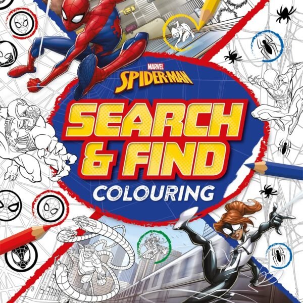 THE SPIDER MANE SEARCH AND FIND COLOURING