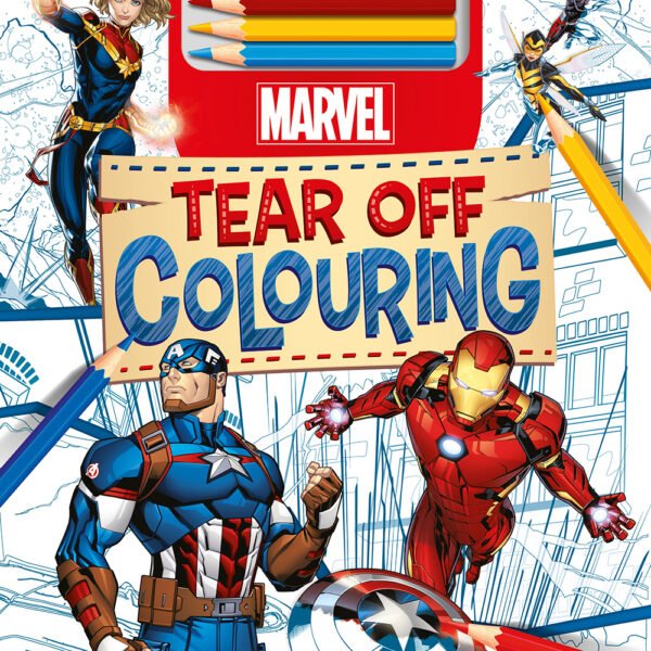 MARVEL  TEAR OFF COLOURING