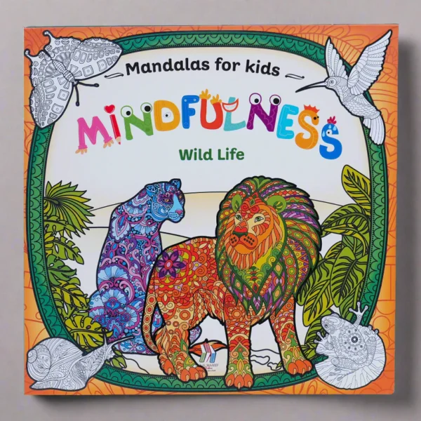 MANDALAS FOR KIDS MINDFULNESS WILD LIFE - colloriage