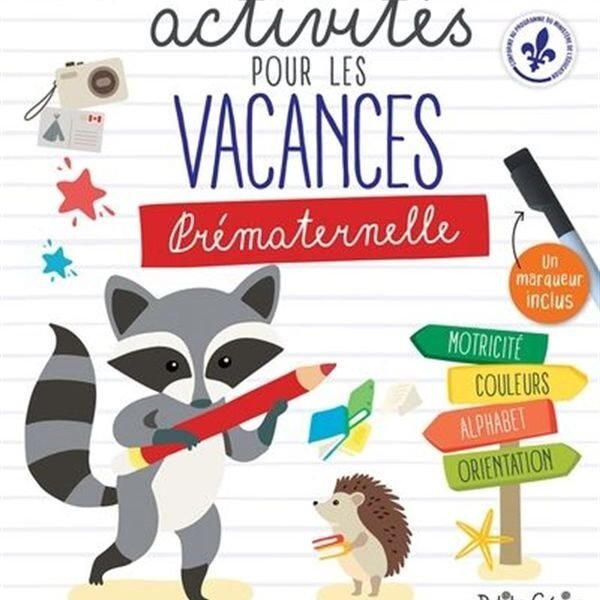 MES PREMIERS ACTIVITES POUR LES VACANCES PREMATERNELLE
